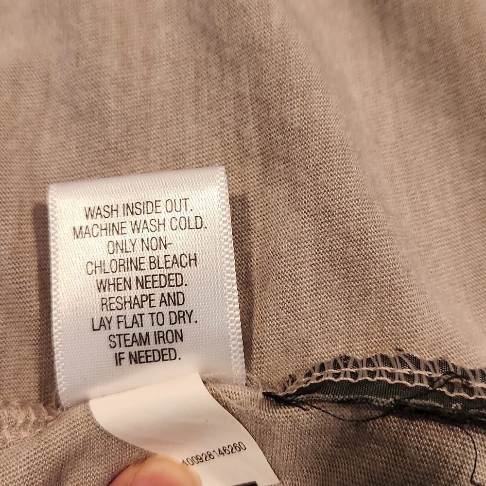 Simply Vera Wang Grey Sleeveless Top - Picture 5 of 7